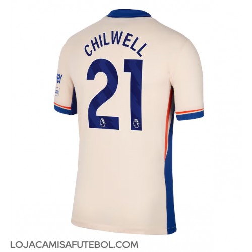 Camisa de Futebol Chelsea Ben Chilwell #21 Equipamento Secundário 2024-25 Manga Curta